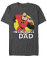 Фото #1 товара Disney Pixar Men's The Incredibles The Best Father Short Sleeve T-Shirt