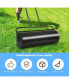 36 x 12 Inch Tow Lawn Roller Water Filled Metal Push Roller