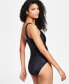 Network Jena One-Shoulder Allover-Slimming One-Piece Swimsuit
