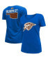 ფოტო #1 პროდუქტის Women's Blue Oklahoma City Thunder 2022/23 City Edition V-Neck T-shirt