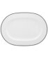 Whiteridge Platinum Oval Platter, 16"