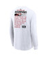 Фото #2 товара Men's White Kansas City Chiefs Super Bowl LVIII Champions Roster Long Sleeve T-shirt