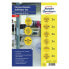 Фото #2 товара Avery Zweckform 49400 - Black - Yellow - Circle - Permanent - Ø 200 mm - A4 - Polypropylene (PP)