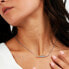 Elegant steel necklace with Torchon crystals SAWZ04