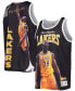 Фото #4 товара Men's Shaquille O'Neal Black Los Angeles Lakers Hardwood Classics Player Tank Top