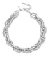 ფოტო #1 პროდუქტის Twisted Chain Frontal Necklace, 17" + 3" extender, Created for Macy's