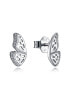 Фото #1 товара Gentle silver earrings Butterfly wings 61071E000-00