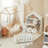 Фото #3 товара Стеллаж для детской комнаты SoBuy Kinderregal KMB52-W. Белое домик на колесах