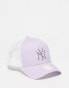 Фото #1 товара New Era NY Yankees trucker cap with rhinestone logo in lilac