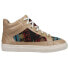 Фото #1 товара BRONX Zoo Nee Southwest High Top Womens Beige, Multi Sneakers Casual Shoes 4400