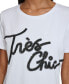 Women's Tres Chic Fringe-Logo T-Shirt