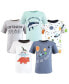 ფოტო #2 პროდუქტის Baby Boys Short Sleeve T-Shirts, Solar System Shark