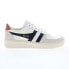 Фото #1 товара Gola Grandslam Classic CMB117 Mens White Leather Lifestyle Sneakers Shoes 8