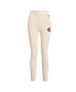 Women's Cream Distressed San Francisco 49ers Retro Classic Jersey Leggings