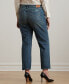 Plus Size Patchwork Boyfriend Jeans