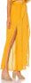 MinkPink 259305 Womens Mustard Shady Wrap Swim Cover Up Pants Swimwear Size M