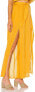 MinkPink 259305 Womens Mustard Shady Wrap Swim Cover Up Pants Swimwear Size M