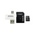 Goodram All in One M1A4 - microSD 64GB memory card 100 MB/s class 10 + adapter + OTG reader