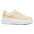 Фото #1 товара Puma Dinara Luxe Sport Lace Up Womens Beige Sneakers Casual Shoes 39252101