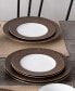 Фото #10 товара Tozan 4 Piece Dinner Plate Set, Service for 4