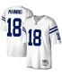 Фото #2 товара Men's Peyton Manning White Indianapolis Colts Legacy Replica Jersey