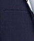 Фото #5 товара Men's Slim-Fit Navy Solid Suit Pants, Created for Macy's