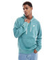 Фото #1 товара Nike Club washed hoodie in green