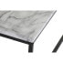 Кофейный столик DKD Home Decor Белый Чёрный Металл Деревянный MDF 80 x 80 x 34 cm