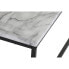 Centre Table DKD Home Decor White Black Metal MDF Wood 80 x 80 x 34 cm