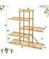 Фото #5 товара Bamboo Plant Stand 5 tier 10 Potted Plant Shelf Display Holder