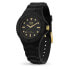 Фото #2 товара Ice-Watch Unisex Armbanduhr ICE generation - Black gold 35 mm Armband Silikon 019143