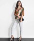 ფოტო #6 პროდუქტის Women's Faux-Wrap Long-Sleeve Top