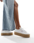 Superga 2790 flatform trainers in beige