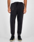 Фото #1 товара Men's Regular-Fit Acid-Washed Moto Joggers, Created for Macy's