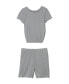 ფოტო #2 პროდუქტის Plus Size Lilliana T-Shirt & Shorts Set