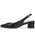 ფოტო #6 პროდუქტის Women's Blaaise Memory Foam Block Heel Slingback Pumps, Created for Macy's