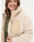 ფოტო #3 პროდუქტის Plus Size Honey Fleece Quilted Jacket