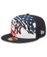 Фото #2 товара Men's Navy New York Yankees 2022 4th of July On-Field 59FIFTY Fitted Hat