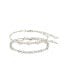 ფოტო #2 პროდუქტის Gold-Tone or Silver-Tone Reine Bracelet Set With Freshwater Pearls