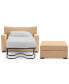 Фото #12 товара Radley 54" Fabric Chair Bed & 36" Storage Ottoman, Created for Macy's