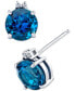 Фото #1 товара Серьги Macy's Blue Topaz