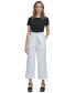 ფოტო #4 პროდუქტის Women's Belted Wide-Leg Pants