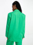 Фото #2 товара Vero Moda oversized tailored blazer co-ord in green