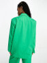 Фото #3 товара Vero Moda oversized tailored blazer co-ord in green