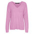 Фото #3 товара VERO MODA Crew Lefile V-Neck Sweater