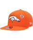 ფოტო #1 პროდუქტის Men's Orange Denver Broncos Chain Stitch Heart 59FIFTY Fitted Hat