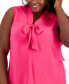 Plus Size Bow Top