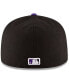 Фото #4 товара Men's Colorado Rockies Authentic Collection On Field 59FIFTY Structured Hat