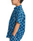 Big Boys Stretchy Checker-Print Button-Down Shirt