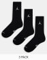 Фото #2 товара Jordan Flight basketball socks in black